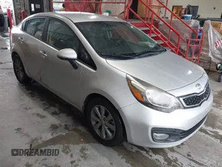 2014 Kia Rio EX with VIN KNADN4A35E6396673, listed as a IAAI auction lot 41964655 with 159,644 mi miles. Bid and sale history available at carsss.com. Image 1.