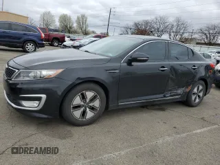 2012 Kia Optima Hybrid with VIN KNAGM4AD5C5019630, listed as a Copart auction lot 48154085 with 197,049 mi miles and Salvage Title. Bid and sale history available at carsss.com. Image 1.