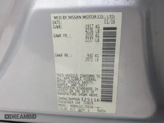 2016 Nissan Altima 2.5 S with VIN 1N4AL3AP4GN325116, listed as a IAAI auction lot 41918204 with 92,547 mi miles. Bid and sale history available at carsss.com. Image 9.