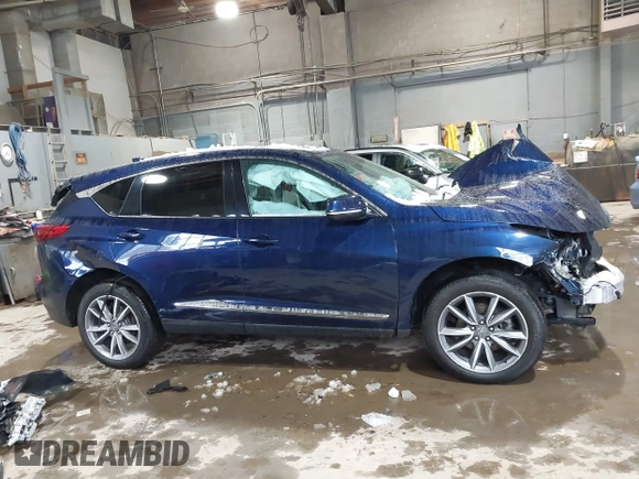 2021 Acura RDX w/Technology Package with VIN 5J8TC2H57ML007176, listed as a IAAI auction lot 41554086 with 42,335 mi miles. Bid and sale history available at carsss.com. Image 14.