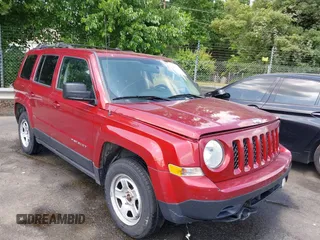 2015 Jeep Patriot Sport with VIN 1C4NJRBB9FD321235, listed as a IAAI auction lot 42161743 with 165,015 mi miles and . Bid and sale history available at DreamBid. Image 1.