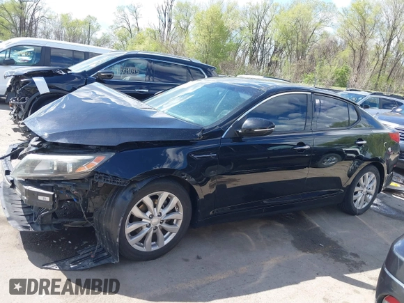 2015 Kia Optima EX with VIN 5XXGN4A79FG502953, listed as a IAAI auction lot 42009927 with 144,284 mi miles and . Bid and sale history available at DreamBid. Image 15.