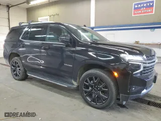 2023 Chevrolet Tahoe LT with VIN 1GNSKNKTXPR357772, listed as a Copart auction lot 46880395 with 51,428 mi miles and Salvage Title. Bid and sale history available at carsss.com. Image 4.