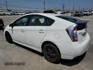 2015 Toyota Prius Four with VIN JTDKN3DU9F1965497, listed as a Copart auction lot 62554965 with 70,181 mi miles and Salvage title. Bid and sale history available at DreamBid. Image 2.
