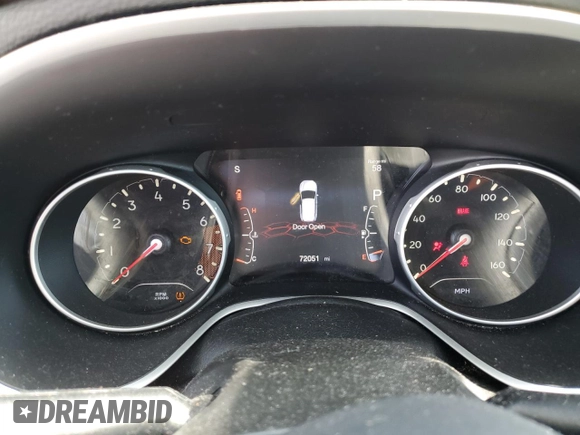 2019 Jeep Compass Limited with VIN 3C4NJDCB1KT672484, listed as a Copart auction lot 57934455 with 72,051 mi miles and Non repairable. Bid and sale history available at DreamBid. Image 9.