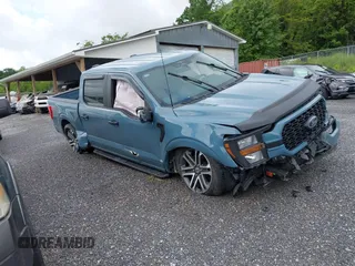 2023 Ford F-150 XL with VIN 1FTFW1E58PKF15989, listed as a IAAI auction lot 42253099 with 38,571 mi miles and . Bid and sale history available at DreamBid. Image 1.