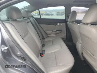 2015 Honda Civic Sedan EX-L with VIN 2HGFB2F9XFH528723, listed as a Copart auction lot 45241585 with 190,630 mi miles and Salvage Title. Bid and sale history available at carsss.com. Image 10.