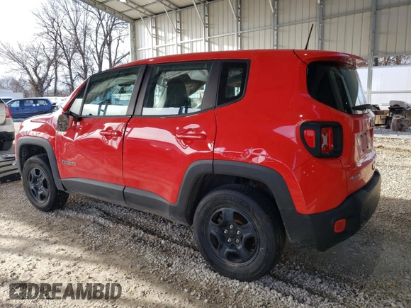 2018 Jeep Renegade Sport with VIN ZACCJBAB9JPH69257, listed as a Copart auction lot 47996115 with 94,740 mi miles and Salvage Title. Bid and sale history available at DreamBid. Image 2.