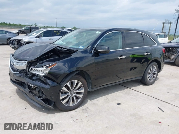 2015 Acura MDX Technology with VIN 5FRYD3H44FB005534, listed as a IAAI auction lot 42107208 with 56,347 mi miles and . Bid and sale history available at DreamBid. Image 16.