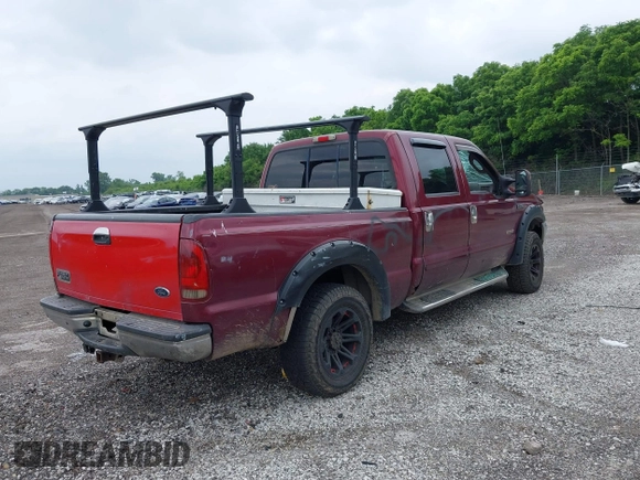 2004 Ford F-250 XL with VIN 1FTNW21P44EB88445, listed as a IAAI auction lot 42456615 with 214,185 mi miles and . Bid and sale history available at DreamBid. Image 4.