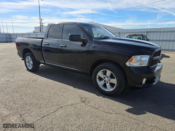 2019 Ram 1500 Classic Express with VIN 1C6RR7FG4KS608001, listed as a Copart auction lot 49184635 with 53,356 mi miles and Salvage Title. Bid and sale history available at carsss.com. Image 1.