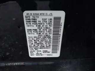 2014 Nissan Murano S with VIN JN8AZ1MW6EW506231, listed as a IAAI auction lot 41405433 with 127,909 mi miles. Bid and sale history available at carsss.com. Image 9.