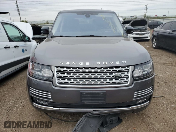 2017 Land Rover Range Rover with VIN SALGV5FE2HA360806, listed as a Copart auction lot 73036034 with 132,382 mi miles and Salvage title. Bid and sale history available at DreamBid. Image 5.