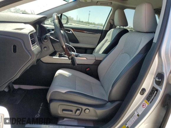 2018 Lexus RX with VIN 2T2ZZMCA1JC111281, listed as a Copart auction lot 49053585 with 14,842 mi miles and Salvage Title. Bid and sale history available at carsss.com. Image 7.