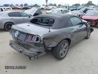 2013 Ford Mustang V6 with VIN 1ZVBP8EM7D5214021, listed as a IAAI auction lot 42197070 with 137,888 mi miles and . Bid and sale history available at DreamBid. Image 4.