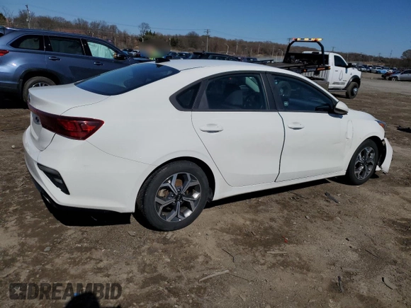 2021 Kia Forte FE with VIN 3KPF24AD0ME354627, listed as a Copart auction lot 49857375 with 69,387 mi miles and Salvage Title. Bid and sale history available at DreamBid. Image 3.