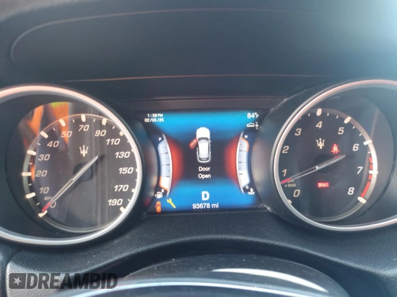2017 Maserati Levante z VIN ZN661XUA2HX255298, wystawiony jako Copart lot #43757675 z przebiegiem 93 678 mil mil oraz Szkoda całkowita • Salvage title. Historia ofert i sprzedaży dostępna na DreamBid. Obrazek 9.