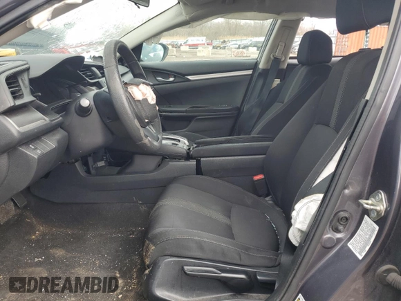 2017 Honda Civic LX with VIN 19XFC2F55HE034793, listed as a Copart auction lot 51168315 with Not Provided miles and Salvage Title. Bid and sale history available at DreamBid. Image 7.
