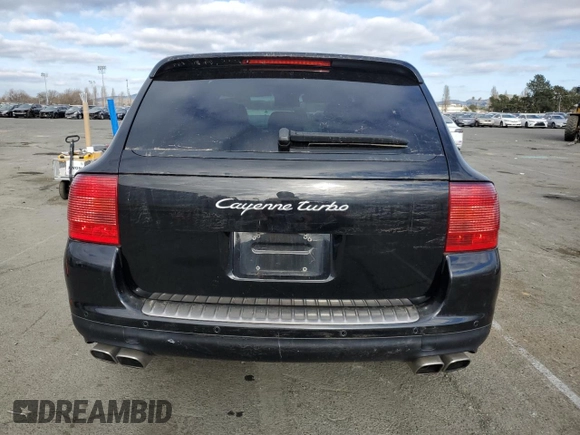 2005 Porsche Cayenne Turbo with VIN WP1AC29P15LA91534, listed as a Copart auction lot 43476105 with 131,561 mi miles and Salvage Title. Bid and sale history available at carsss.com. Image 6.