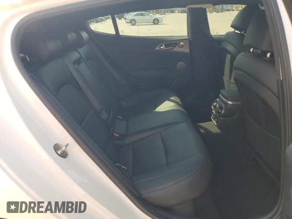 2020 Kia Stinger GT1 with VIN KNAE45LC8L6080384, listed as a Copart auction lot 74575904 with 61,958 mi miles and Salvage Title. Bid and sale history available at DreamBid. Image 10.