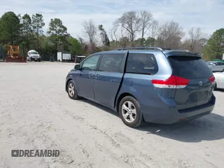 2014 Toyota Sienna LE AAS with VIN 5TDKK3DCXES498110, listed as a IAAI auction lot 41847116 with 242,065 mi miles and . Bid and sale history available at DreamBid. Image 3.