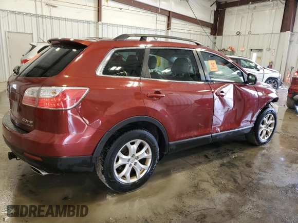 2012 Mazda CX-9 Touring with VIN JM3TB3CA4C0355715, listed as a Copart auction lot 46944555 with 209,827 mi miles and Clean Title. Bid and sale history available at carsss.com. Image 3.