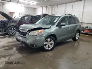 2014 Subaru Forester 2.5i Premium with VIN JF2SJAEC8EH476487, listed as a Copart auction lot 53958215 with 146,528 mi miles and Salvage Title. Bid and sale history available at carsss.com. Image 1.