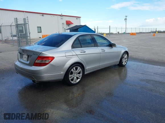 2011 Mercedes-Benz C-Class C 300 Sport with VIN WDDGF8BB1BR167613, listed as a IAAI auction lot 41643801 with 197,454 mi miles. Bid and sale history available at carsss.com. Image 4.