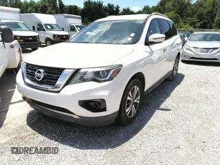 2017 Nissan Pathfinder SV with VIN 5N1DR2MN8HC665291, listed as a IAAI auction lot 42560354 with 190,336 mi miles and . Bid and sale history available at DreamBid. Image 2.
