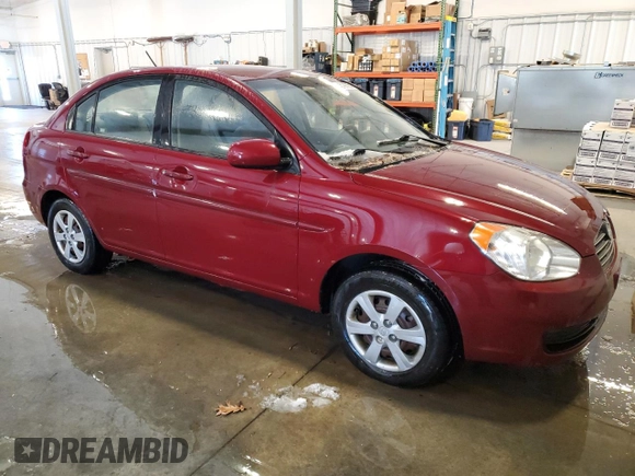 2011 Hyundai Accent GLS with VIN KMHCN4AC2BU598615, listed as a Copart auction lot 45790355 with 175,347 mi miles and Clean Title. Bid and sale history available at DreamBid. Image 4.