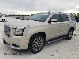 2015 GMC Yukon Denali with VIN 1GKS1CKJ1FR147336, listed as a Copart auction lot 76024034 with 139,868 mi miles and Clean Title. Bid and sale history available at carsss.com. Image 1.