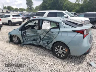 2021 Toyota Prius LE with VIN JTDL9MFUXM3023679, listed as a Copart auction lot 60757645 with Not provided miles and Salvage title. Bid and sale history available at DreamBid. Image 2.