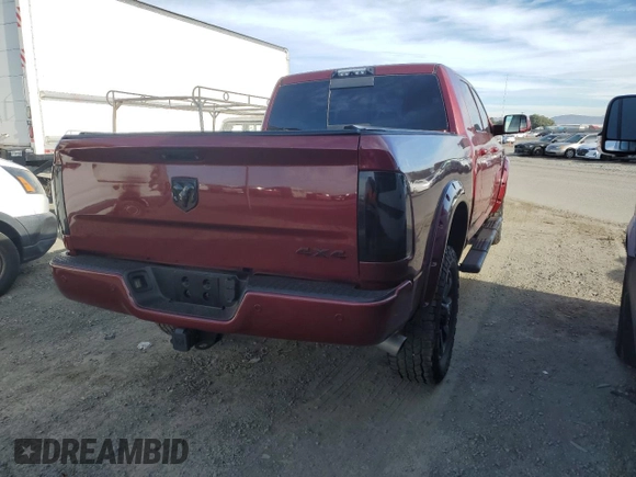 2016 Ram 2500 Laramie with VIN 3C6UR5NL2GG235830, listed as a Copart auction lot 82442724 with 98,472 mi miles and Salvage title. Bid and sale history available at DreamBid. Image 3.