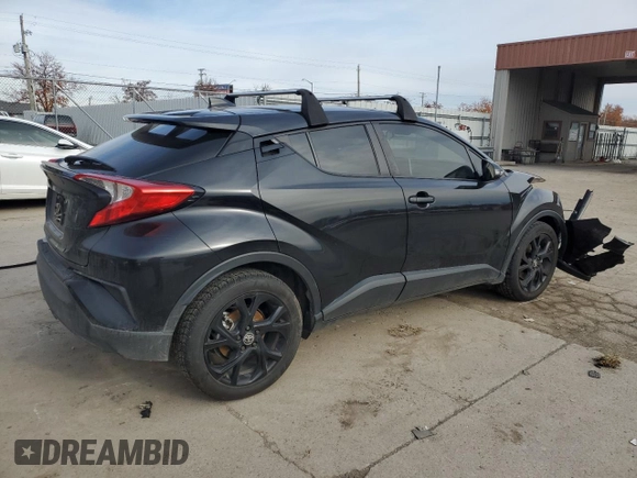 2021 Toyota C-HR LE with VIN JTNKHMBX6M1099910, listed as a Copart auction lot 82800054 with 43,276 mi miles and Salvage Title. Bid and sale history available at DreamBid. Image 3.