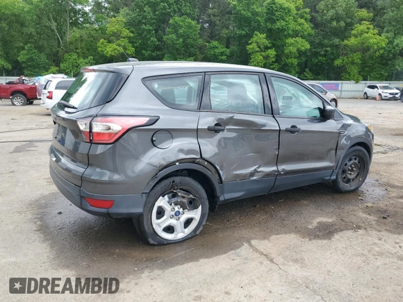 2017 Ford Escape S z VIN 1FMCU0F7XHUC07081, wystawiony jako Copart lot #55094775 z przebiegiem 43 552 mil mil oraz Szkoda całkowita • Salvage title. Historia ofert i sprzedaży dostępna na DreamBid. Obrazek 3.