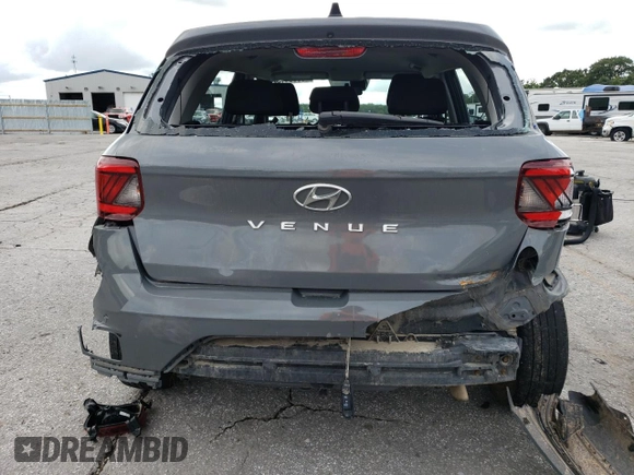 2022 Hyundai Venue SE with VIN KMHRB8A37NU134637, listed as a Copart auction lot 60866415 with 121,028 mi miles and Salvage title. Bid and sale history available at DreamBid. Image 6.
