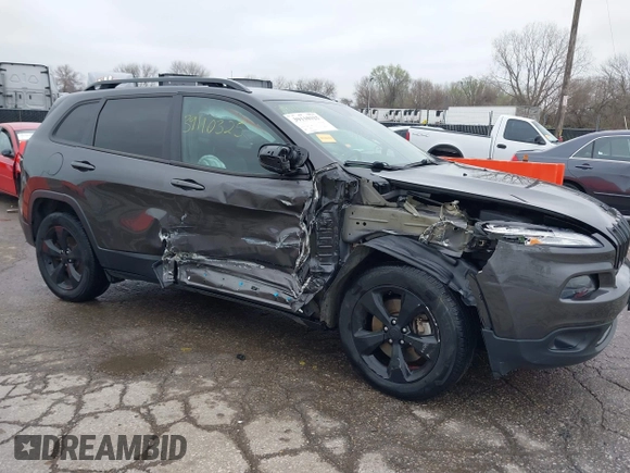 2017 Jeep Cherokee Limited with VIN 1C4PJMDB4HW664678, listed as a IAAI auction lot 39110325 with 47,880 mi miles and . Bid and sale history available at DreamBid. Image 6.