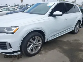 2023 Audi Q7 Premium Plus with VIN WA1LXBF73PD005733, listed as a IAAI auction lot 42229125 with 42,381 mi miles and . Bid and sale history available at DreamBid. Image 6.