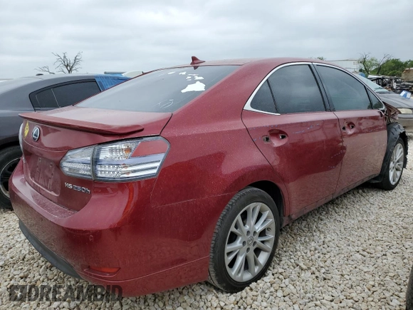 2010 Lexus HS 250h with VIN JTHBB1BA6A2010860, listed as a Copart auction lot 54854025 with 164,532 mi miles and Salvage Title. Bid and sale history available at DreamBid. Image 3.