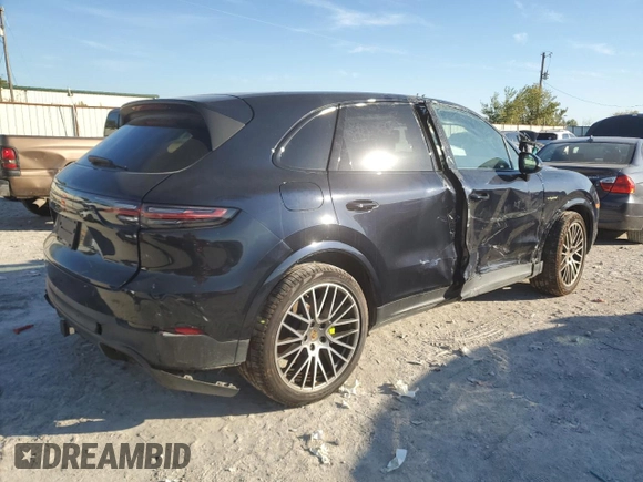 2022 Porsche Cayenne E-Hybrid Hybrid with VIN WP1AE2AY8NDA26933, listed as a Copart auction lot 80315454 with 19,025 mi miles and Salvage title. Bid and sale history available at DreamBid. Image 3.