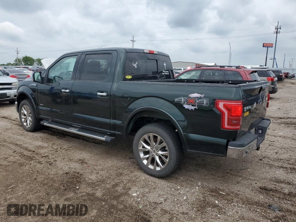 2015 Ford F-150 XLT with VIN 1FTEW1EG0FKD21372, listed as a Copart auction lot 61355525 with 172,421 mi miles and Salvage title. Bid and sale history available at DreamBid. Image 2.
