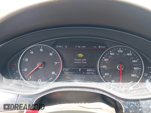 2012 Audi A7 Premium Plus with VIN WAUYGAFC1CN085666, listed as a IAAI auction lot 42177867 with 242,775 mi miles and . Bid and sale history available at DreamBid. Image 7.