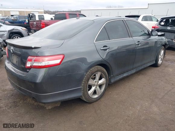 2011 Toyota Camry LE with VIN 4T1BK3EK3BU119523, listed as a IAAI auction lot 41555415 with 267,744 mi miles. Bid and sale history available at carsss.com. Image 4.