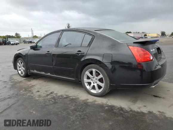 2008 Nissan Maxima 3.5 SE with VIN 1N4BA41E88C802674, listed as a Copart auction lot 47862425 with 153,442 mi miles and Salvage Title. Bid and sale history available at carsss.com. Image 2.