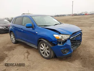 2015 Mitsubishi Outlander Sport ES with VIN 4A4AP3AU1FE038764, listed as a IAAI auction lot 41434828 with 96,201 mi miles. Bid and sale history available at carsss.com. Image 1.