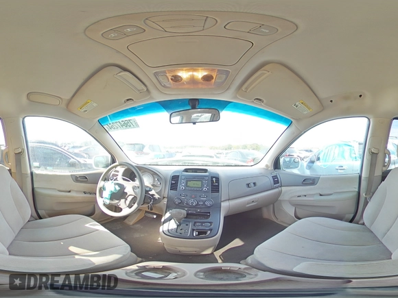 2009 Kia Sedona LX with VIN KNDMB233X96275253, listed as a Copart auction lot 75647264 with 202,841 mi miles and Salvage Title. Bid and sale history available at carsss.com. Image 14.