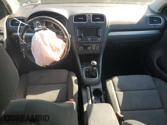 2012 Volkswagen Golf TDI with VIN WVWNM7AJ8CW302793, listed as a Copart auction lot 45277555 with 128,113 mi miles and Salvage title. Bid and sale history available at DreamBid. Image 8.