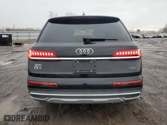 2020 Audi Q7 Premium Plus with VIN WA1LXAF77LD003374, listed as a Copart auction lot 44111945 with 84,242 mi miles and Salvage Title. Bid and sale history available at carsss.com. Image 6.