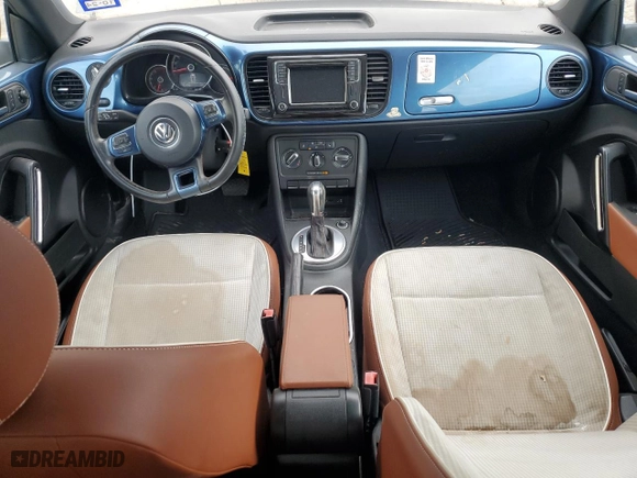 2017 Volkswagen Beetle 1.8T Fleet with VIN 3VWF17AT4HM619666, listed as a Copart auction lot 80062204 with 0 mi miles and Salvage Title. Bid and sale history available at carsss.com. Image 8.