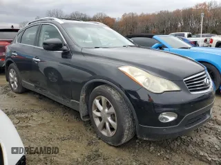 2008 Infiniti EX Journey with VIN JNKAJ09E88M306155, listed as a Copart auction lot 85124844 with 130,847 mi miles and Salvage Title. Bid and sale history available at DreamBid. Image 4.
